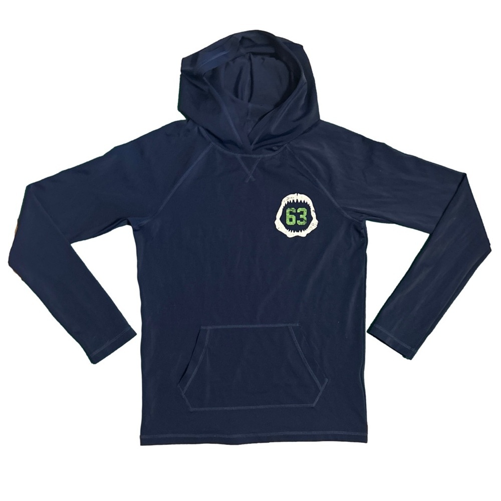 Lands' End long sleeve, hooded Rashguard Top